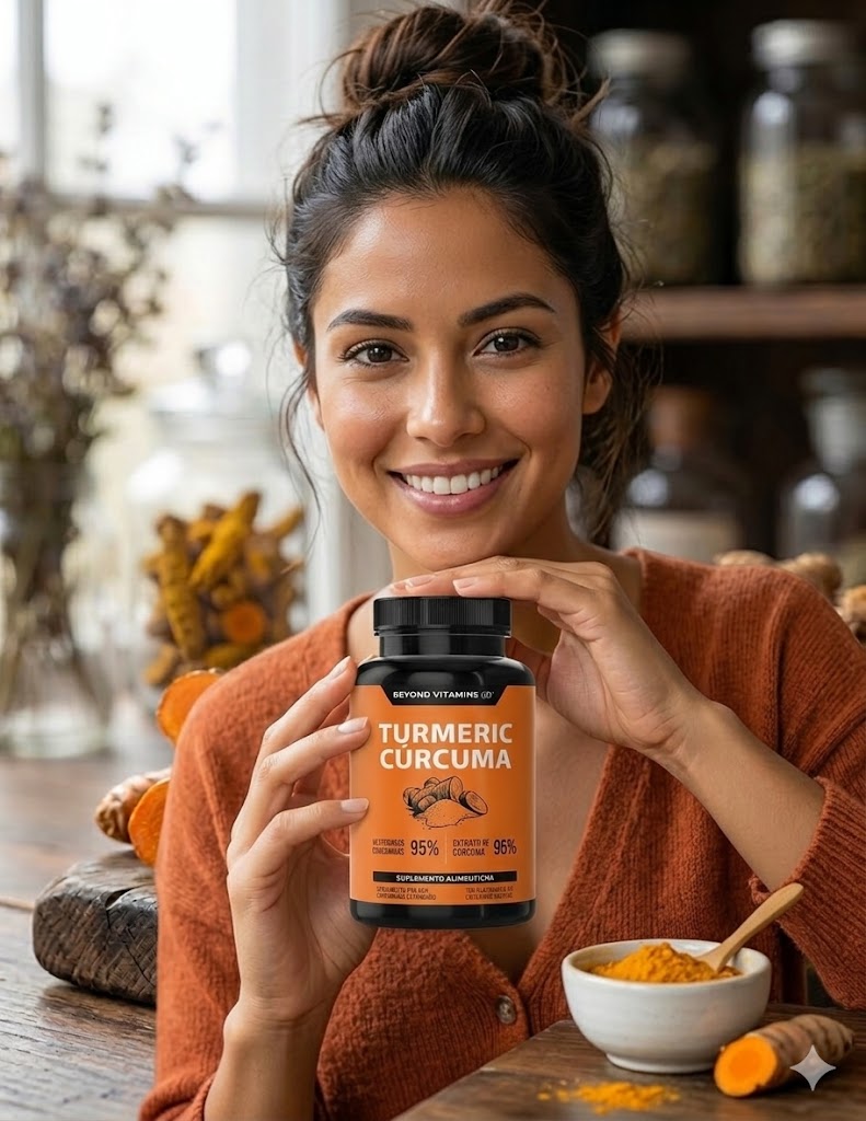 Suplementos BEYOND VITAMINS TURMERIC CÚRCUMA X2