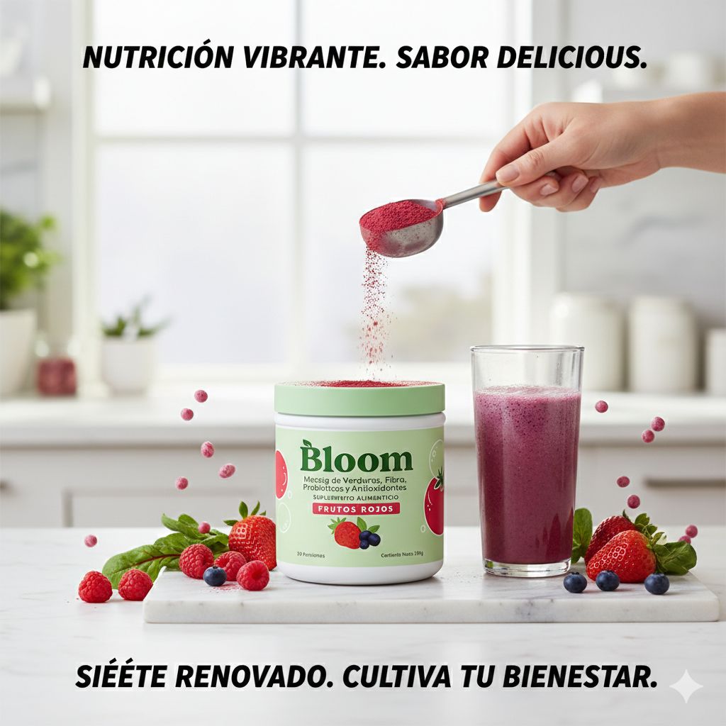 Suplementos BLOOM FRUTOS ROJOS