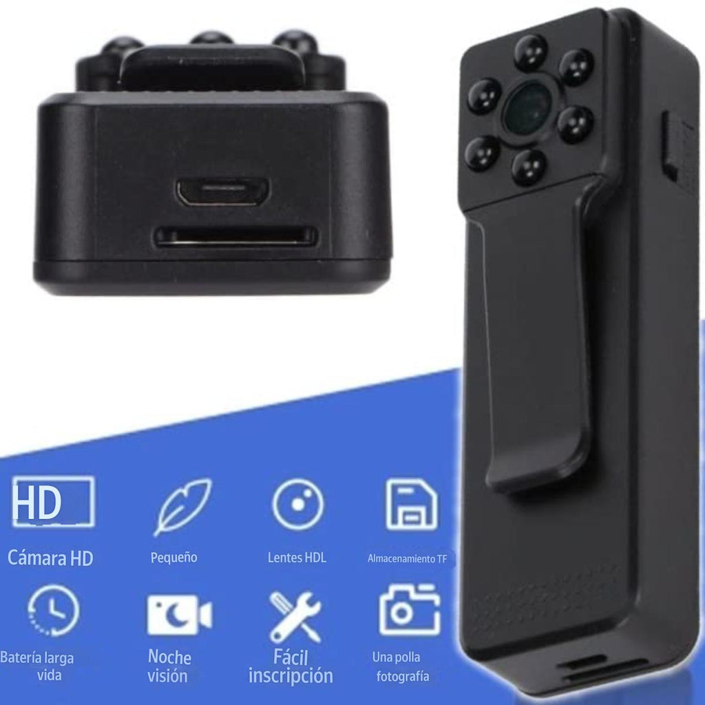 Cámara ESPÍA BODYCAM Full HD 128 Gb