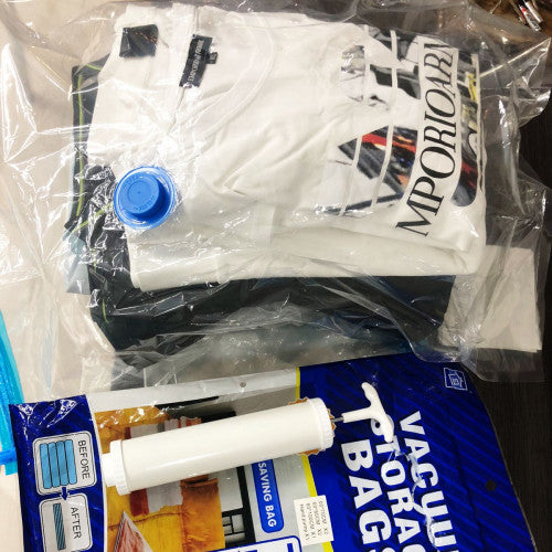 Hogar BOLSA DE ALMACENAMIENTO AL VACIO PACK PO x10 | Ahorra Espacio & Protege tu Ropa