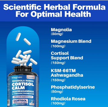 Suplementos Cortisol Calm | Control del Estrés & Equilibrio Hormonal Natural