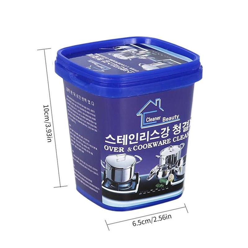 Cocina Crema Limpiadora Quita Grasa para Ollas y Acero Inoxidable | 400g-500g