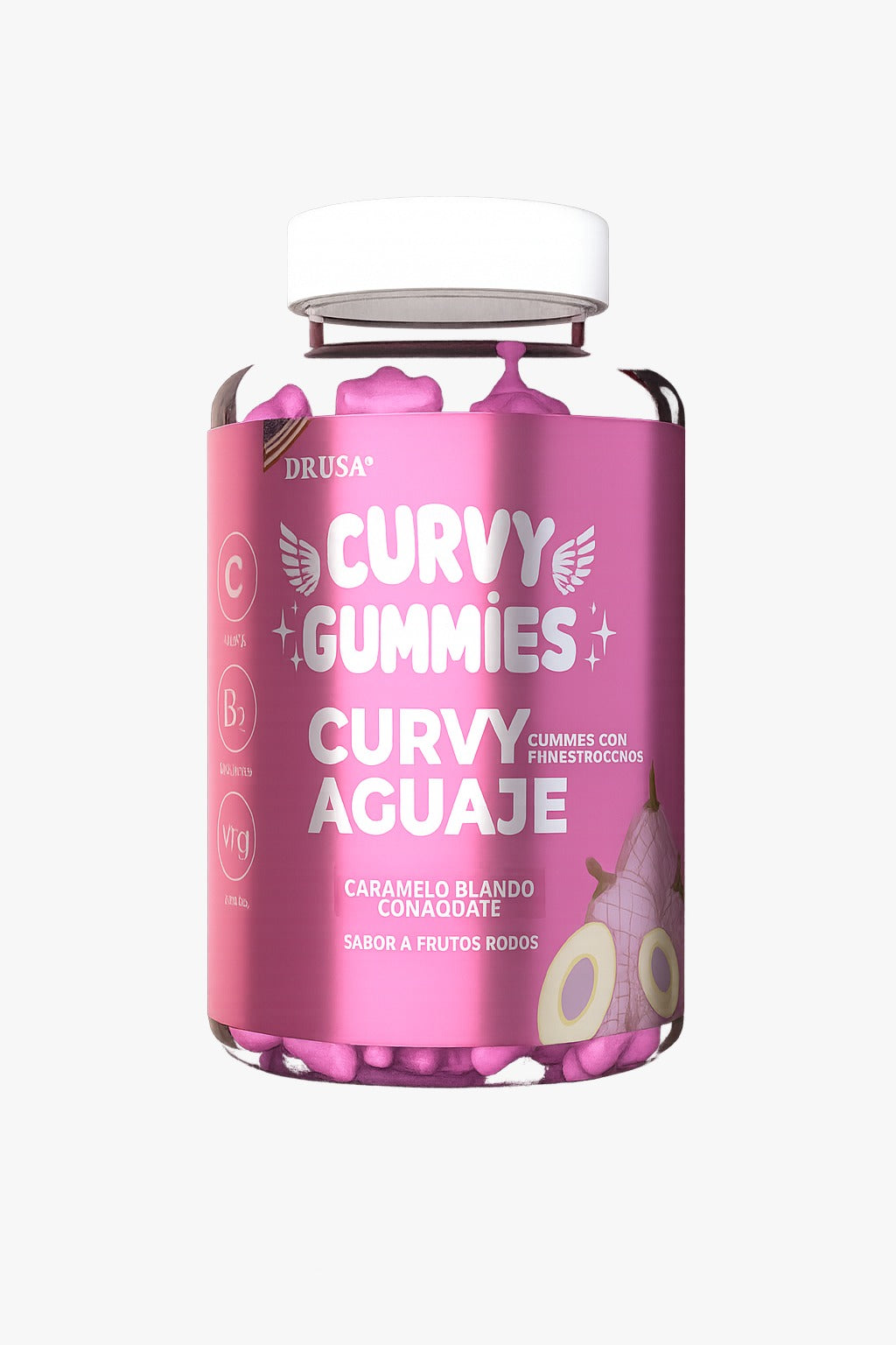 Suplementos CURVY GUMMIES con Aguaje