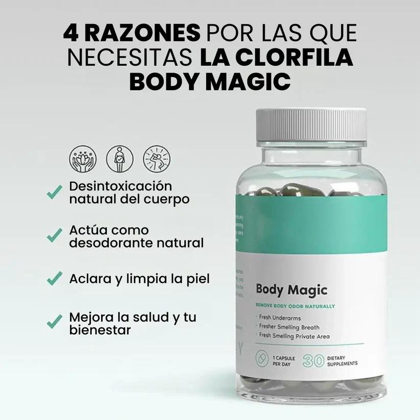 Salud Desodorante BODY MAGIC de clorofila 30 caps.