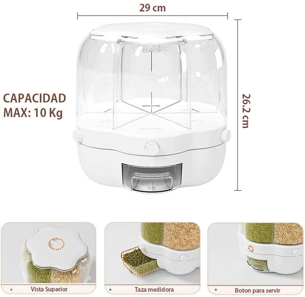 Hogar DISPENSADOR DE GRANOS 360