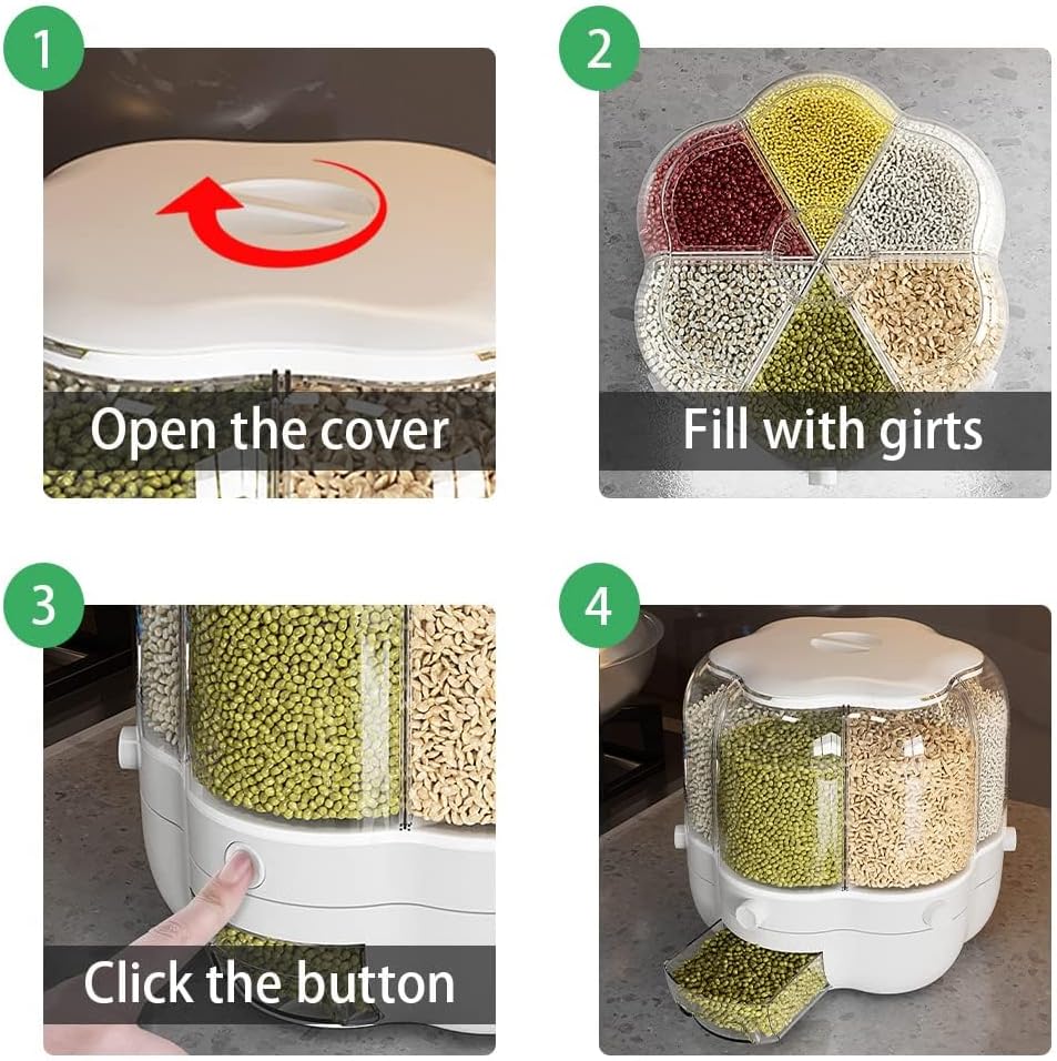 Hogar DISPENSADOR DE GRANOS 360