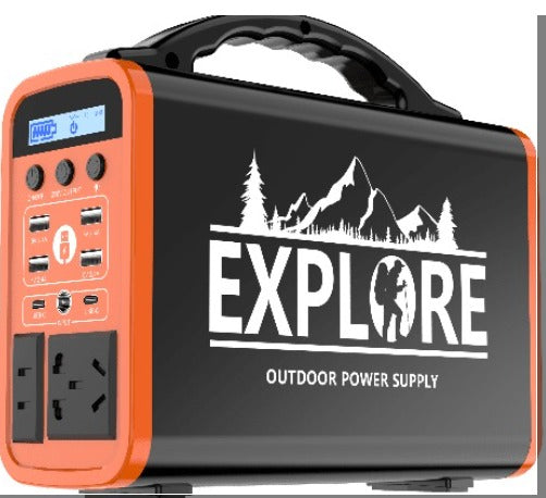 Camping Estación de Energía Portátil EXPLORE LiFePO4 300W | 8 Salidas
