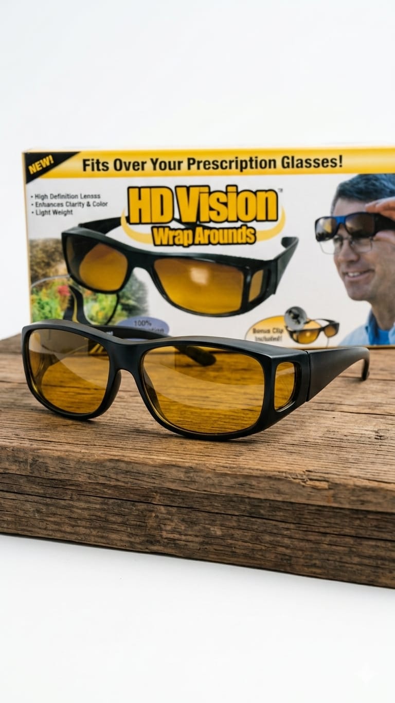 Hogar Gafas HD Vision Nocturna 2 en 1 | Lentes Alta Definición Día y Noche
