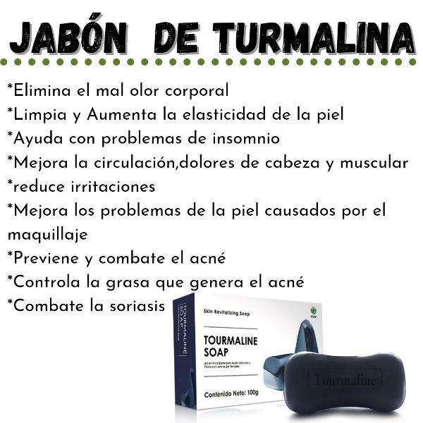 Belleza Jabón de Turmalina HGW