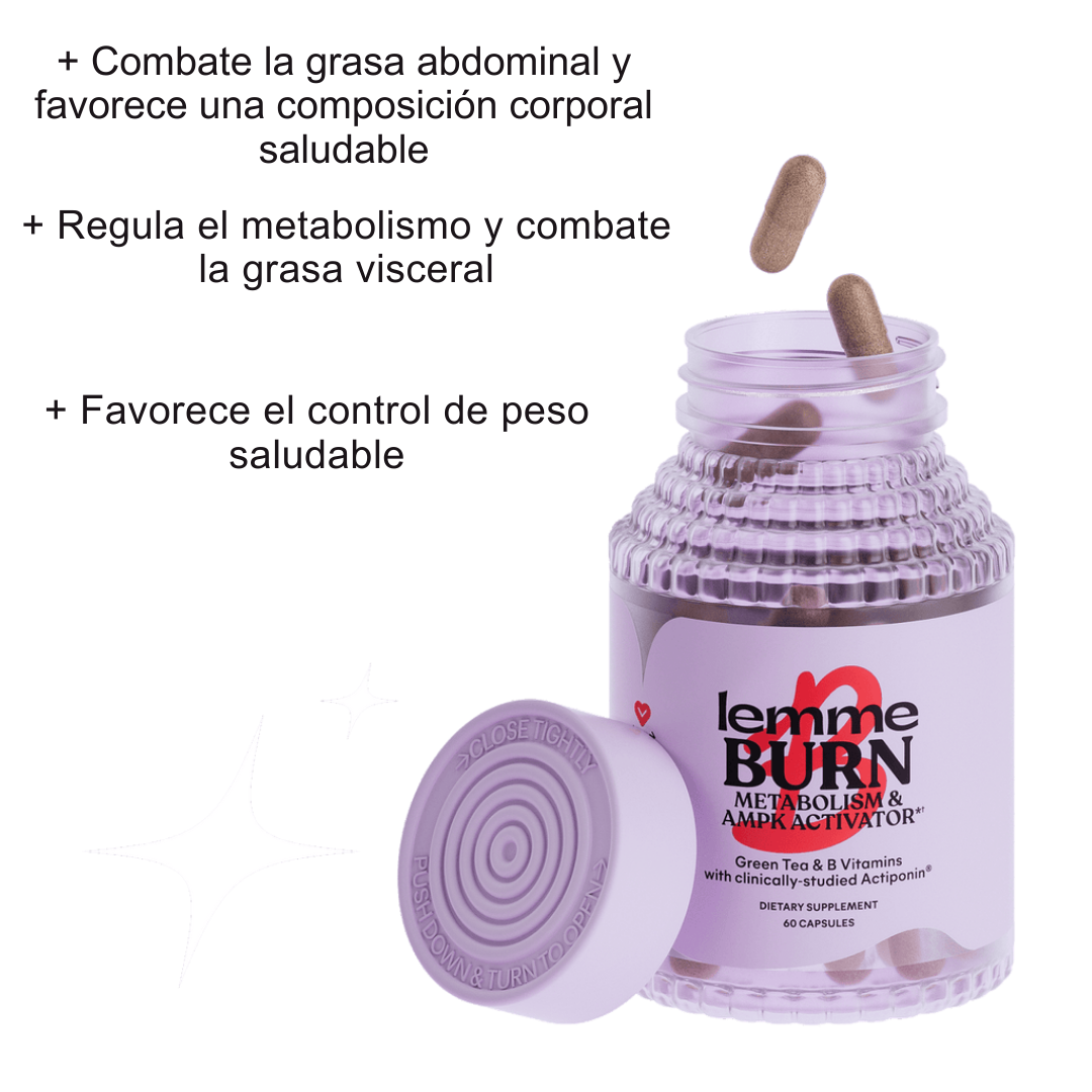 Suplementos Lemme Burn — Activador de Metabolismo & Quemador de Grasa Natural