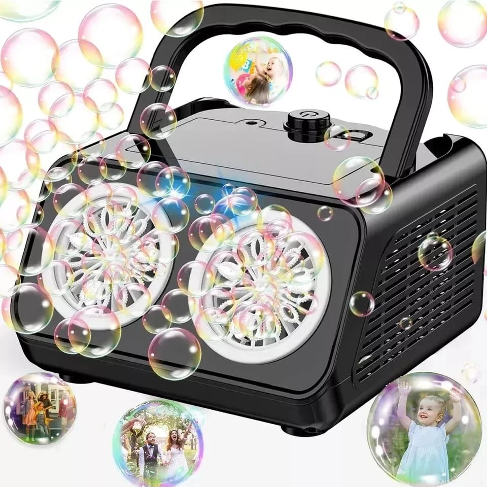 Tecnología Máquina Profesional de Burbujas Doble Rotor — Fiestas, Bodas & Eventos