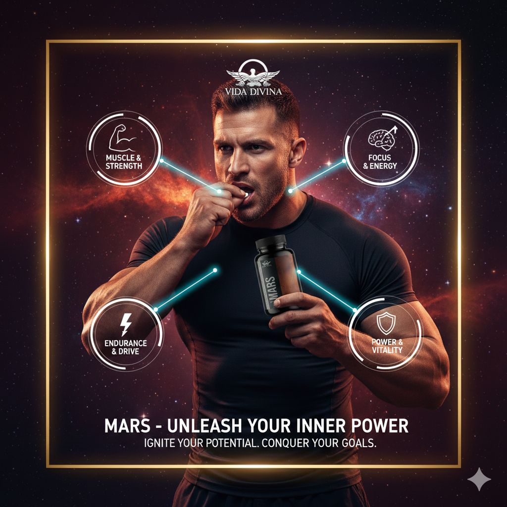 Suplementos Mars Potenciador Masculino Natural