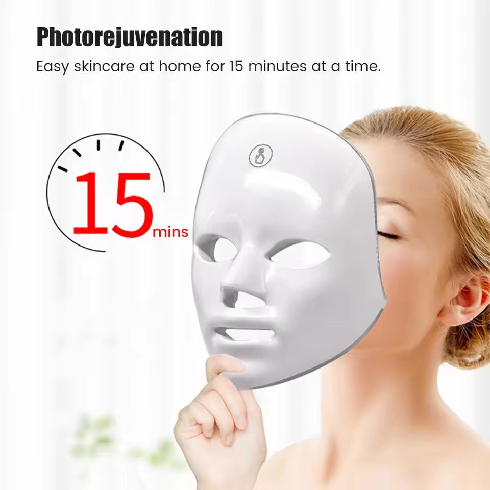MASCARA FACIAL LED 7 COLORES PRO