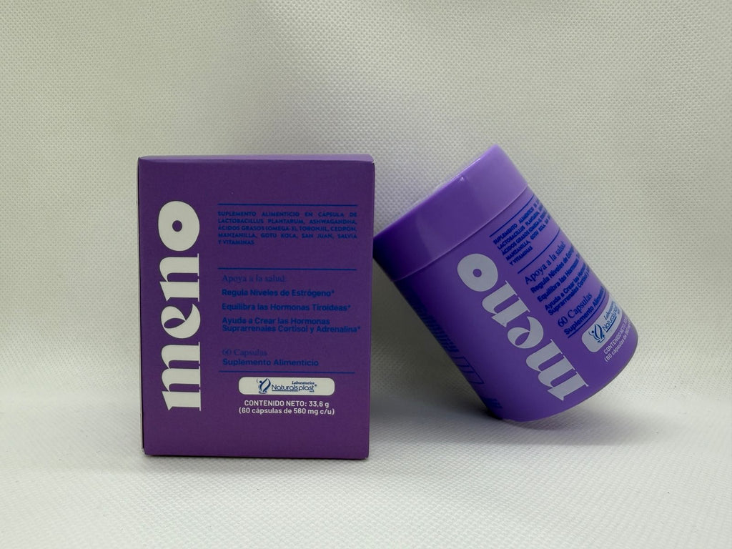 Suplementos MENO 60 Cápsulas | Equilibrio Hormonal y Alivio Natural de la Menopausia