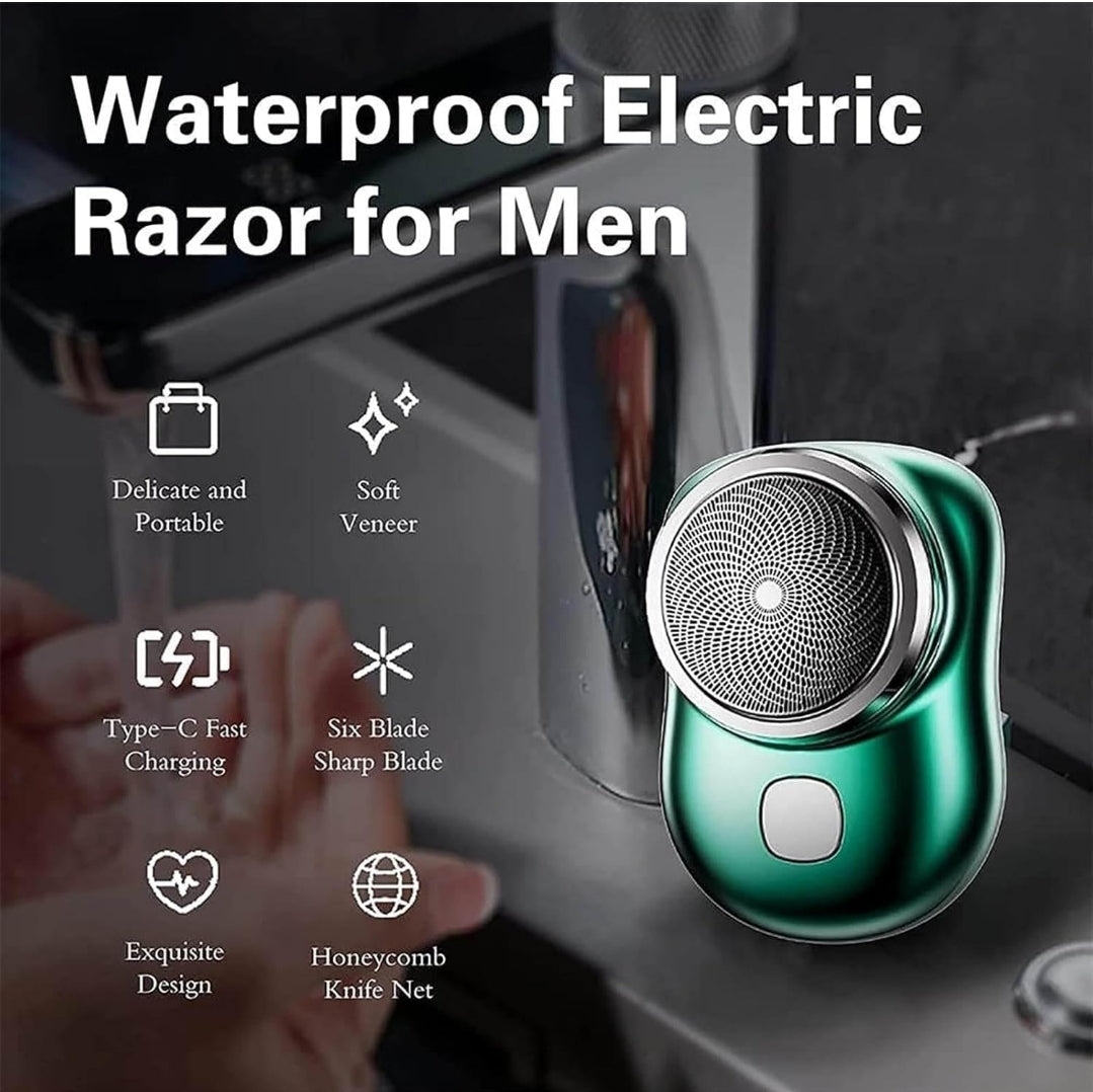 Belleza Afeitadora Eléctrica Mini Waterproof — 6 Cuchillas & Carga Type-C
