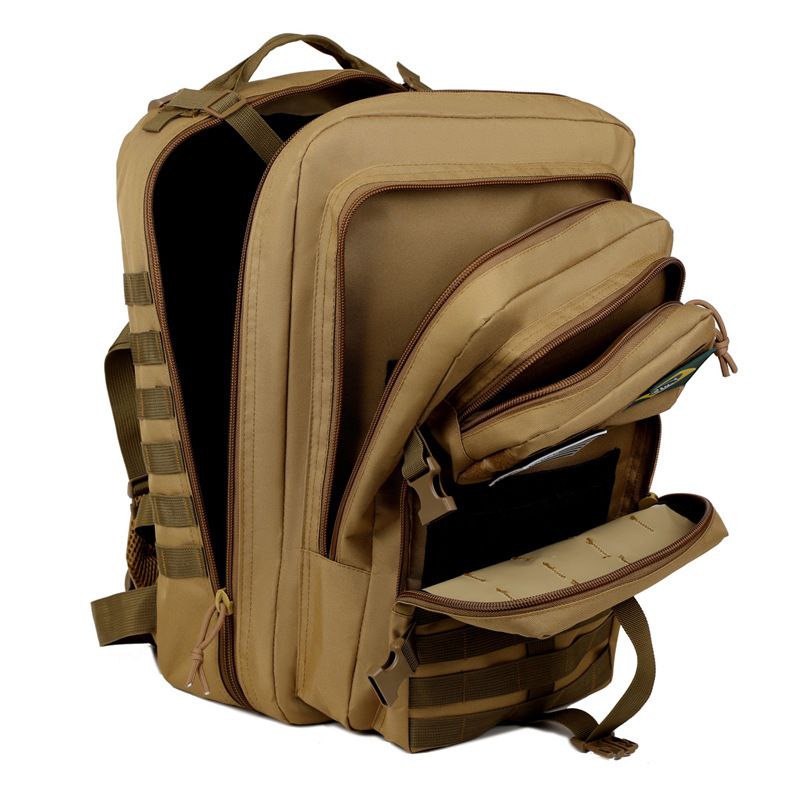 MOCHILA TÁCTICA MILITAR DE RESISTENCIA | Verde Militar & Negro