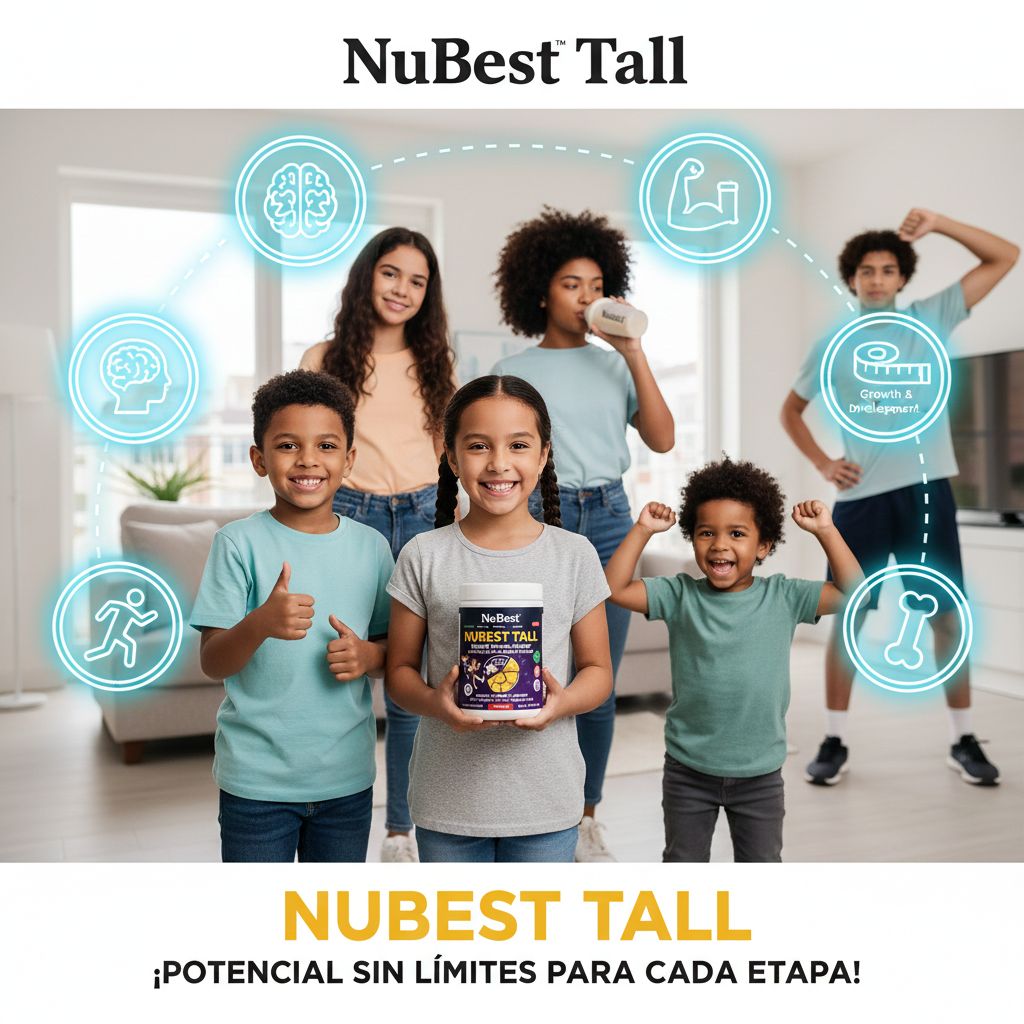 Suplementos Nubest Tall Growth Protein Powder niños