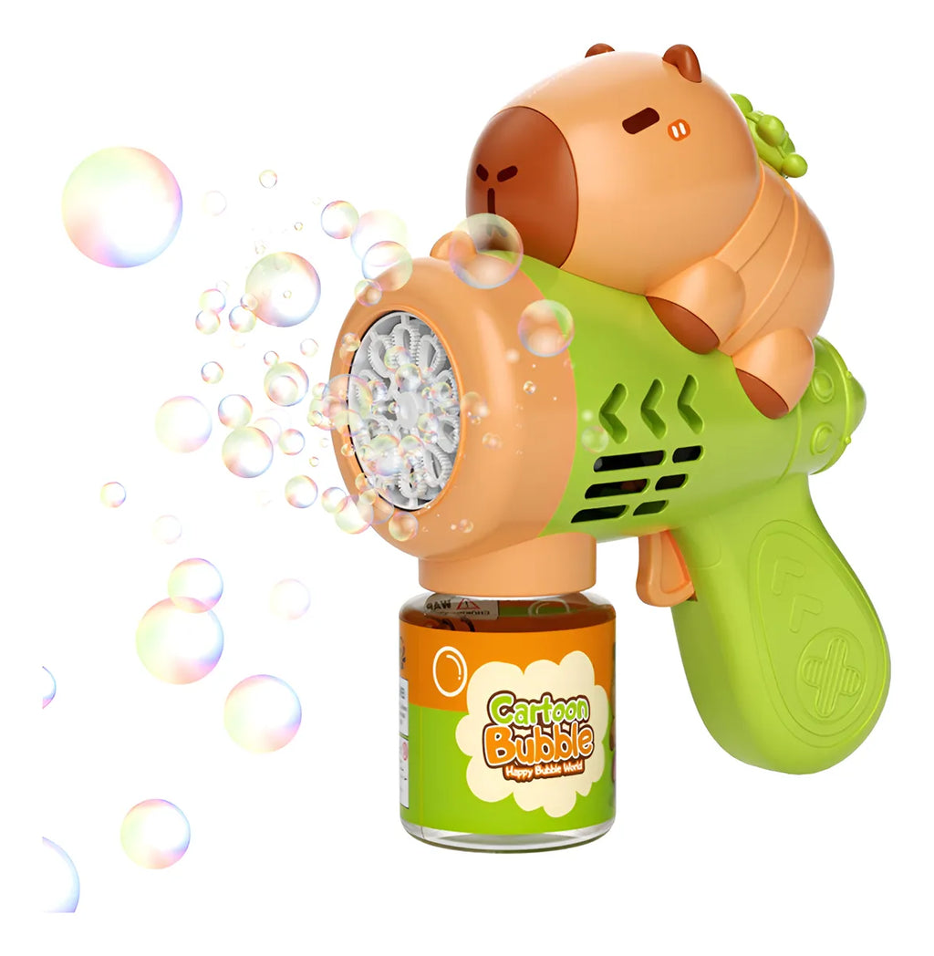 Juguetes Pistola de Burbujas Capibara Eléctrica | Juguete Infantil Automático