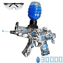 Juguettes Gel Blaster MP5 🔫 — Pistola de Hidrogel Eléctrica con Gafas y Batería