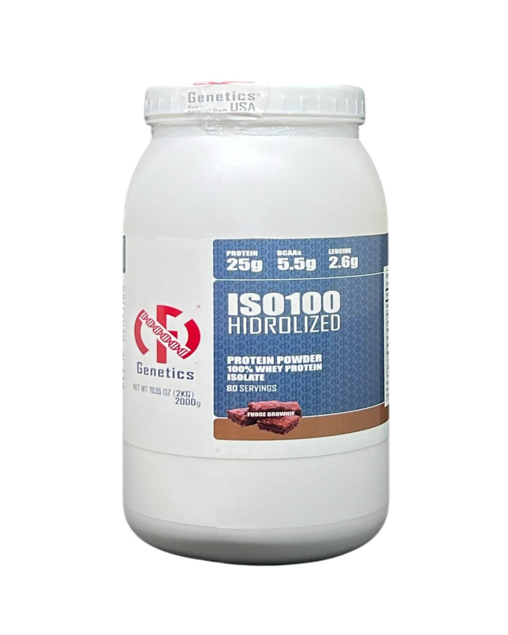 Suplementos Proteína ISO100 Whey Isolate | Máxima Pureza y Absorción | Bajo en Lactosa | 80 Servicios