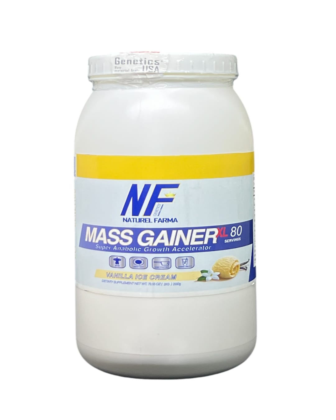 Suplementos Proteína Mass Gainer | Ganancia Muscular y Calorías | 80 Servicios