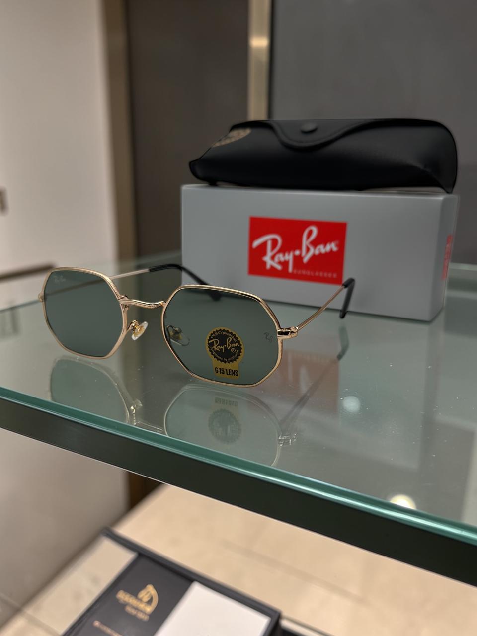 Gafas Rayban Octagonal+Estuche Tipo Original