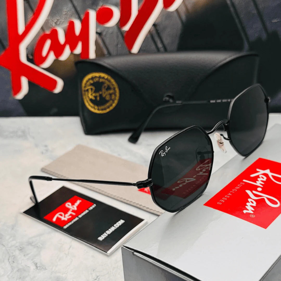 Gafas Rayban Octagonal+Estuche Tipo Original