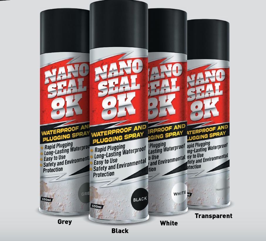 Construcción SELLADOR IMPERMEABILIZANTE SPRAY NANO 8K