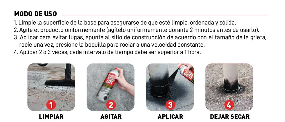 Construcción SELLADOR IMPERMEABILIZANTE SPRAY NANO 8K