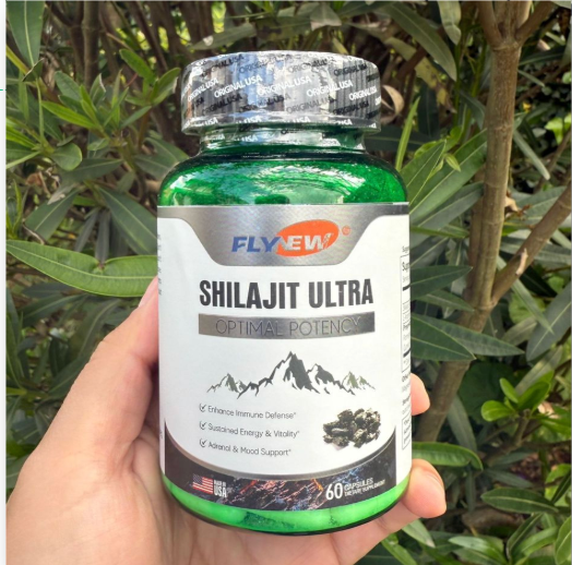 Suplementos Shilajit Ultra Flynew | Energía, Vitalidad y Bienestar | 60 Cápsulas