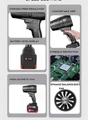 Herramientas Sopladora de Aire Inalámbrica 48V — Max Power Link System