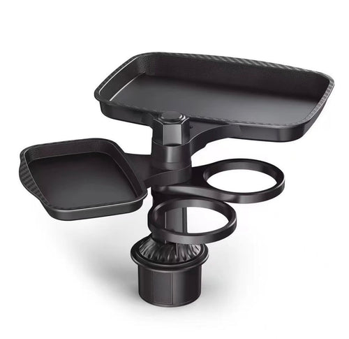 Autos Organizador de Comida para Auto 3 en 1 | Bandeja + Portavasos Doble + Soporte Universal