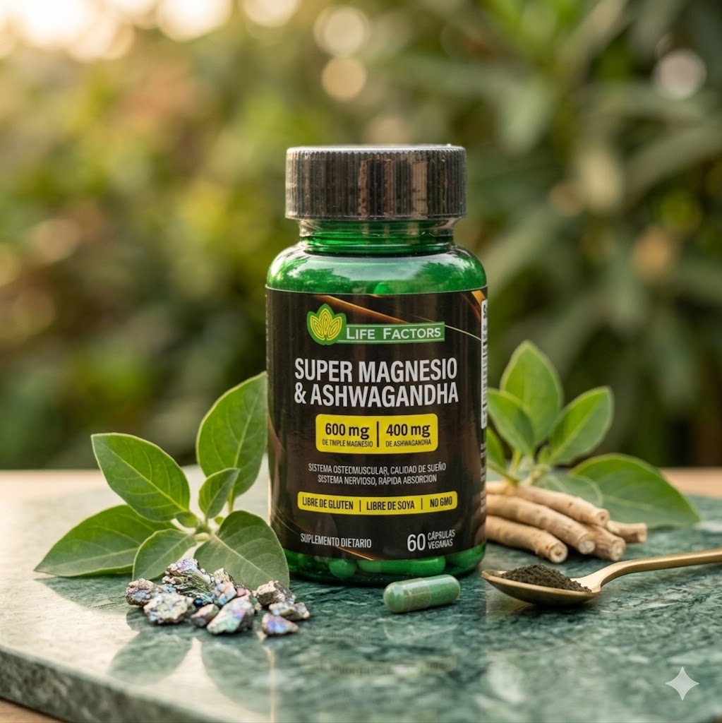 Suplementos Super Magnesio Ashwagandha
