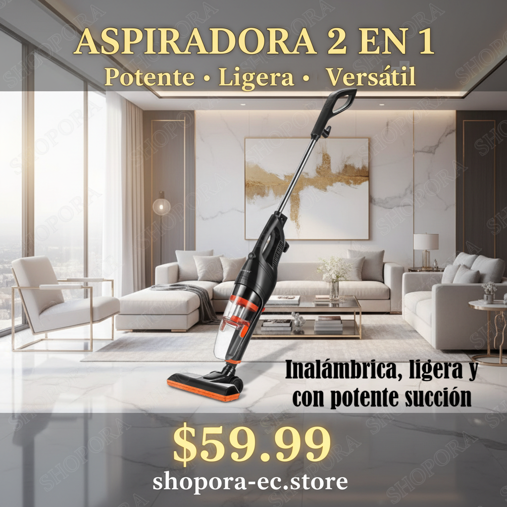 Hogar Aspiradora Portátil LB-63004 | Inalámbrica, Potente & Multisuperficie