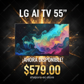 Tecnología LG AI TV 55" con Inteligencia Artificial