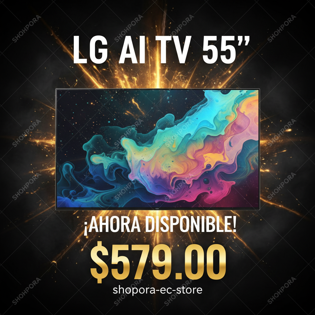 Tecnología LG AI TV 55" con Inteligencia Artificial