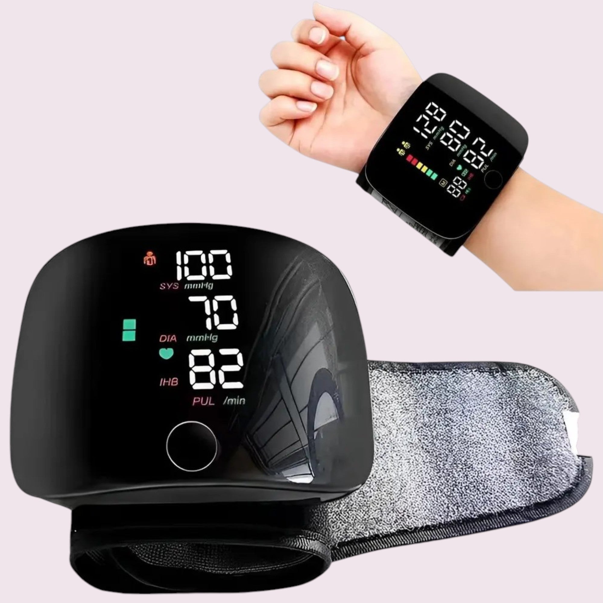 Salud Tensiómetro de Muñeca Digital con Pantalla LED