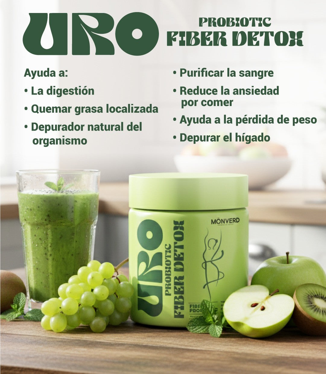 Suplementos URO PROBIOTIC FIBERDETOX