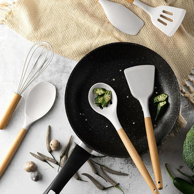 Cocina UTENSILIOS DE COCINA CON MANGO DE MADERA