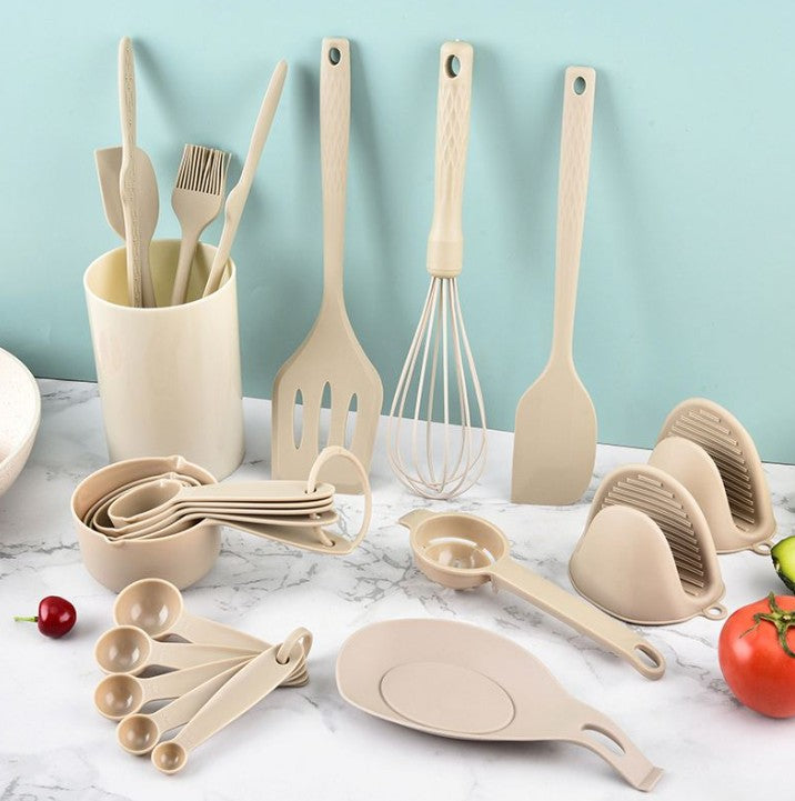 Cocina Set de Utensilios de Cocina de Silicona 24 Piezas | Resistentes  al Calor