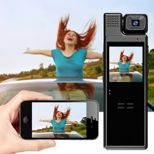 Cámara BODYCAM pantalla giratoria WiFi