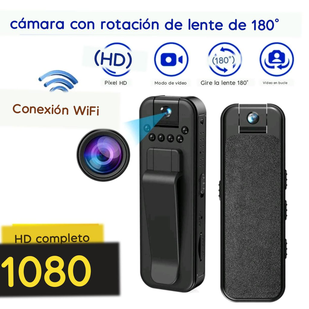 Cámara BODYCAM APP WiFi HD 1080P