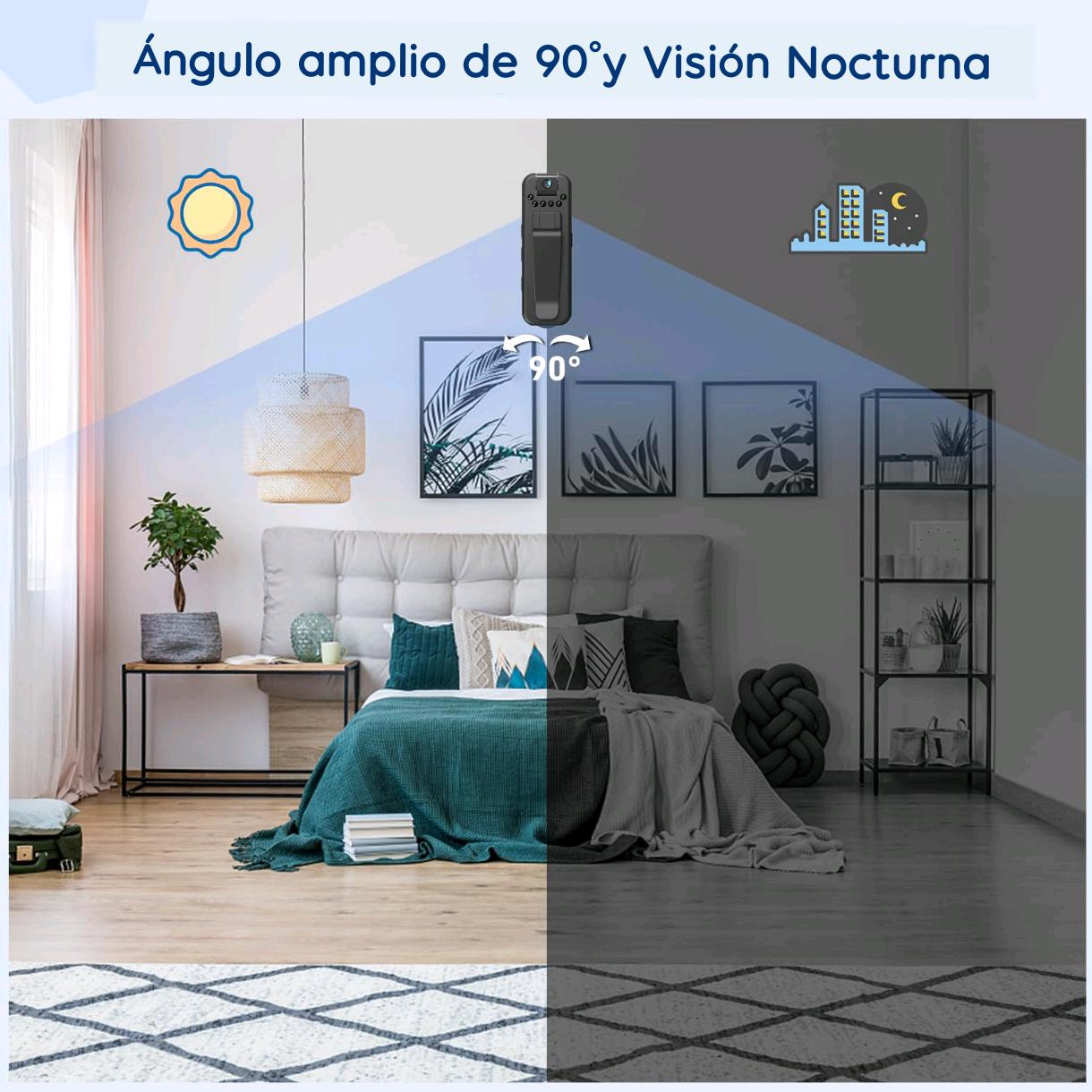 Cámara BODYCAM APP WiFi HD 1080P