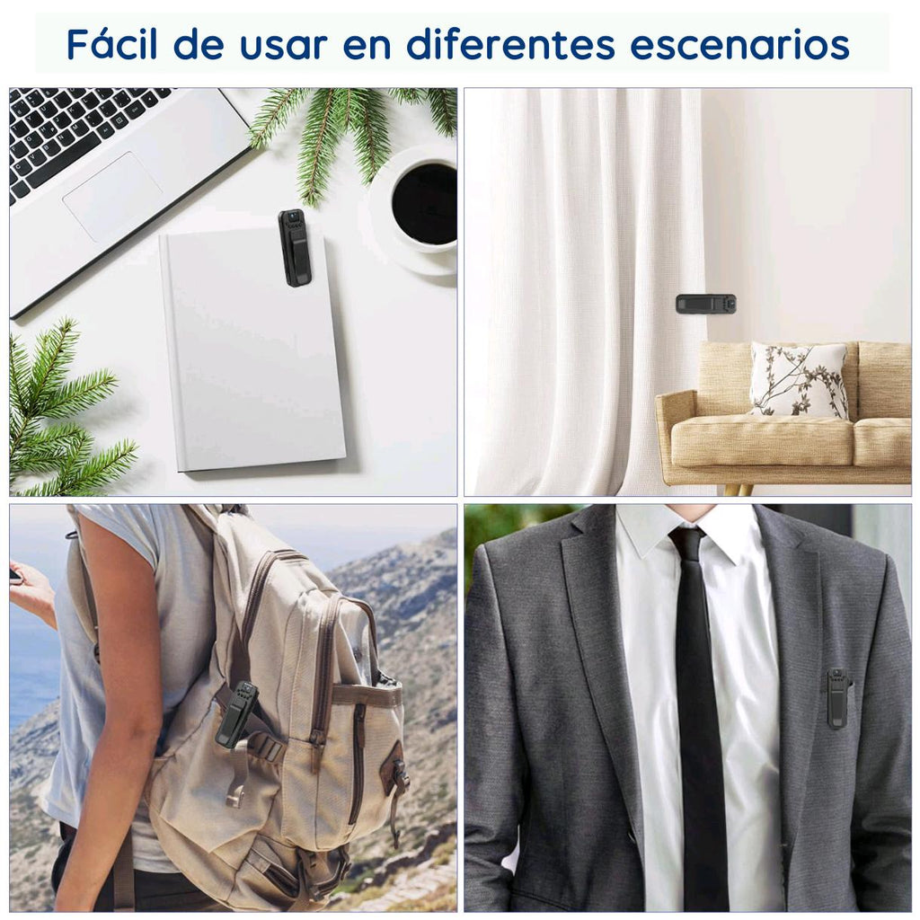 Cámara BODYCAM APP WiFi HD 1080P