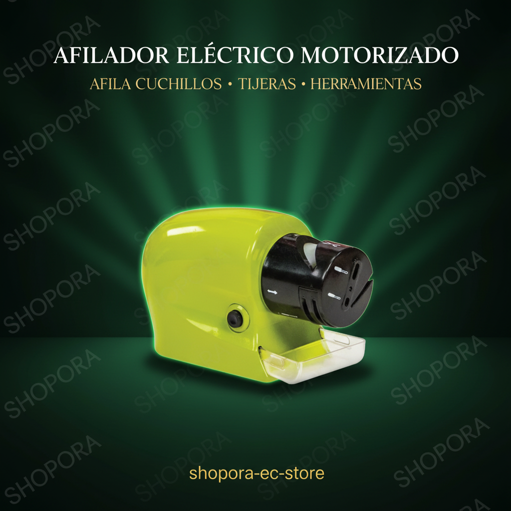 Cocina Afilador de Cuchillos Eléctrico Multiuso | Filo Profesional en Segundos | Diamante y Cerámica