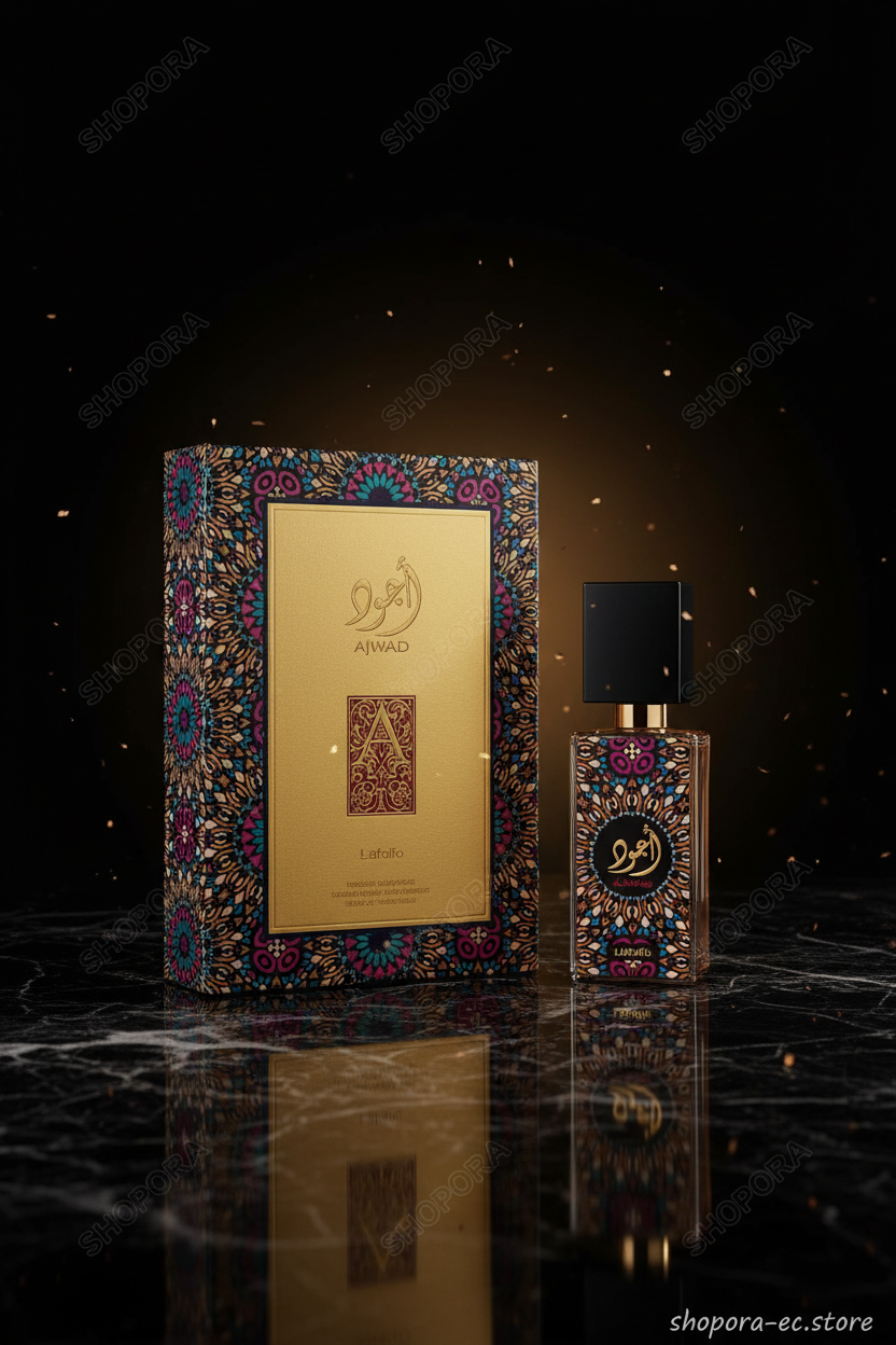 AJWAD Perfume Árabe Unisex 60ml | Rosas · Vainilla · Ámbar