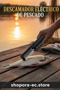 Cocina DESCAMADOR ELÉCTRICO DE PESCADO Profesional — Inalámbrico Acero Inoxidable