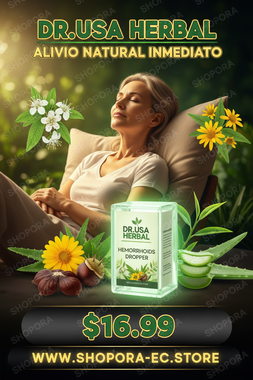 Anuncio DR.USA Herbal Hemorrhoids Dropper - Alivio Natural $16.99 SHOPORA