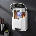 Organizador de Cubiertos de Pared con Tapa Ahumada y UV - Foto Premium