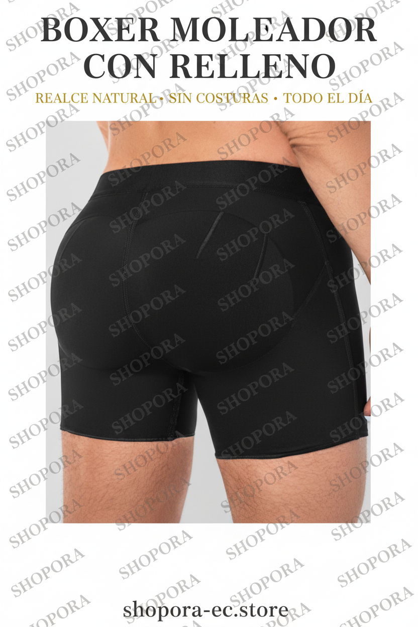 Boxer Moldeador con Relleno SHOPORA - Imagen Premium